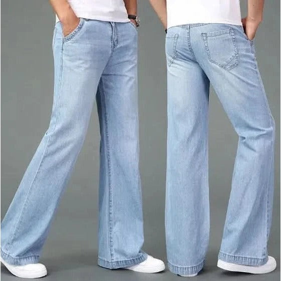 Jean bootcut homme évasé – denim premium esprit rétro