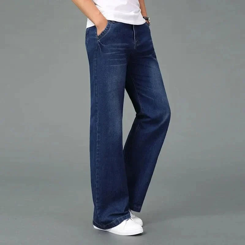 Jean bootcut homme évasé – denim premium esprit rétro