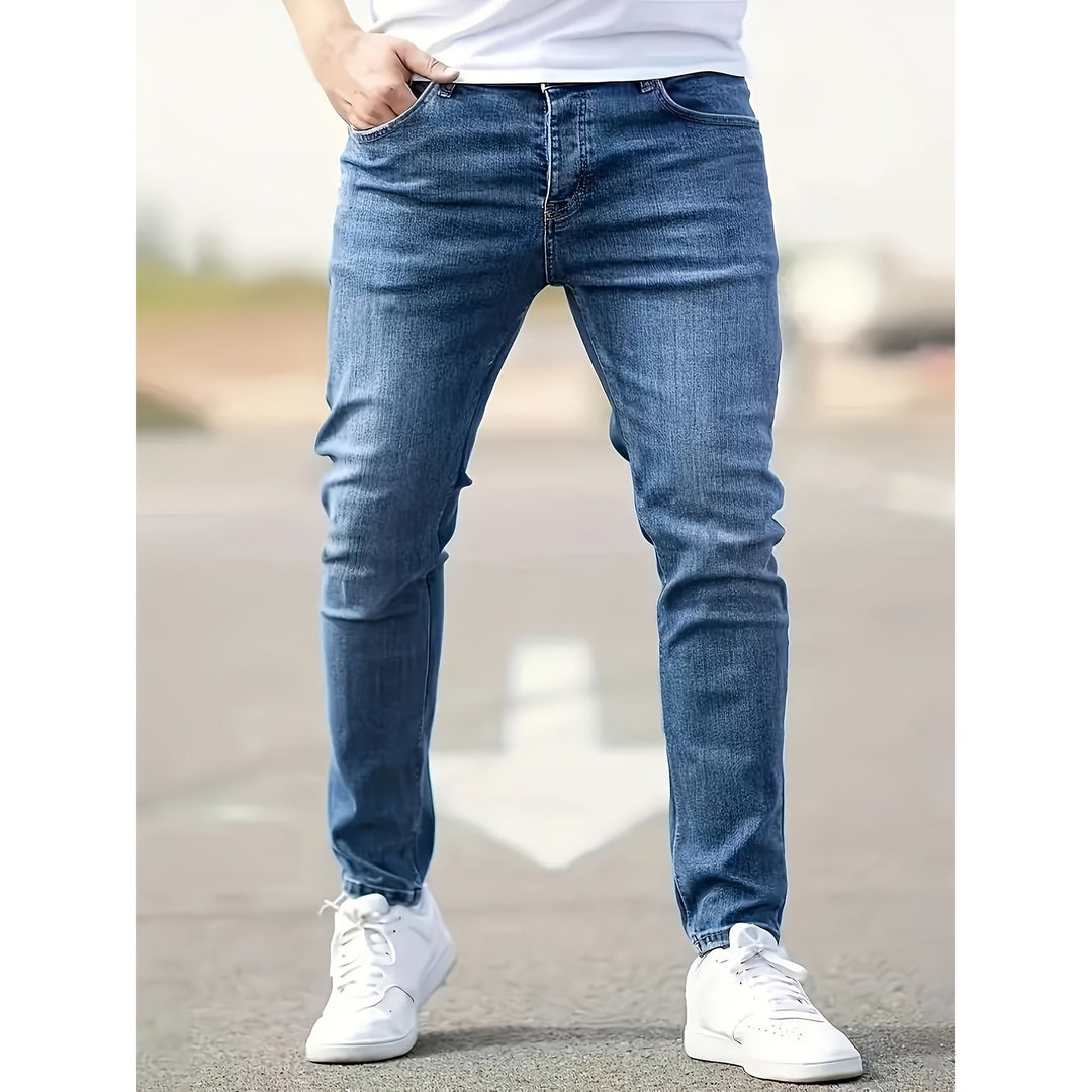 Jean Finn coupe regular – denim délavé souple