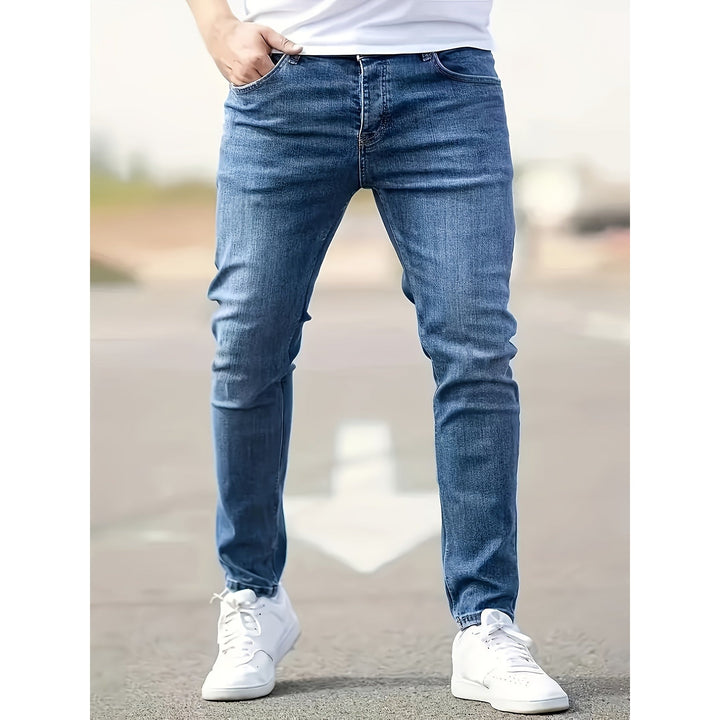 Jean Finn coupe regular – denim délavé souple