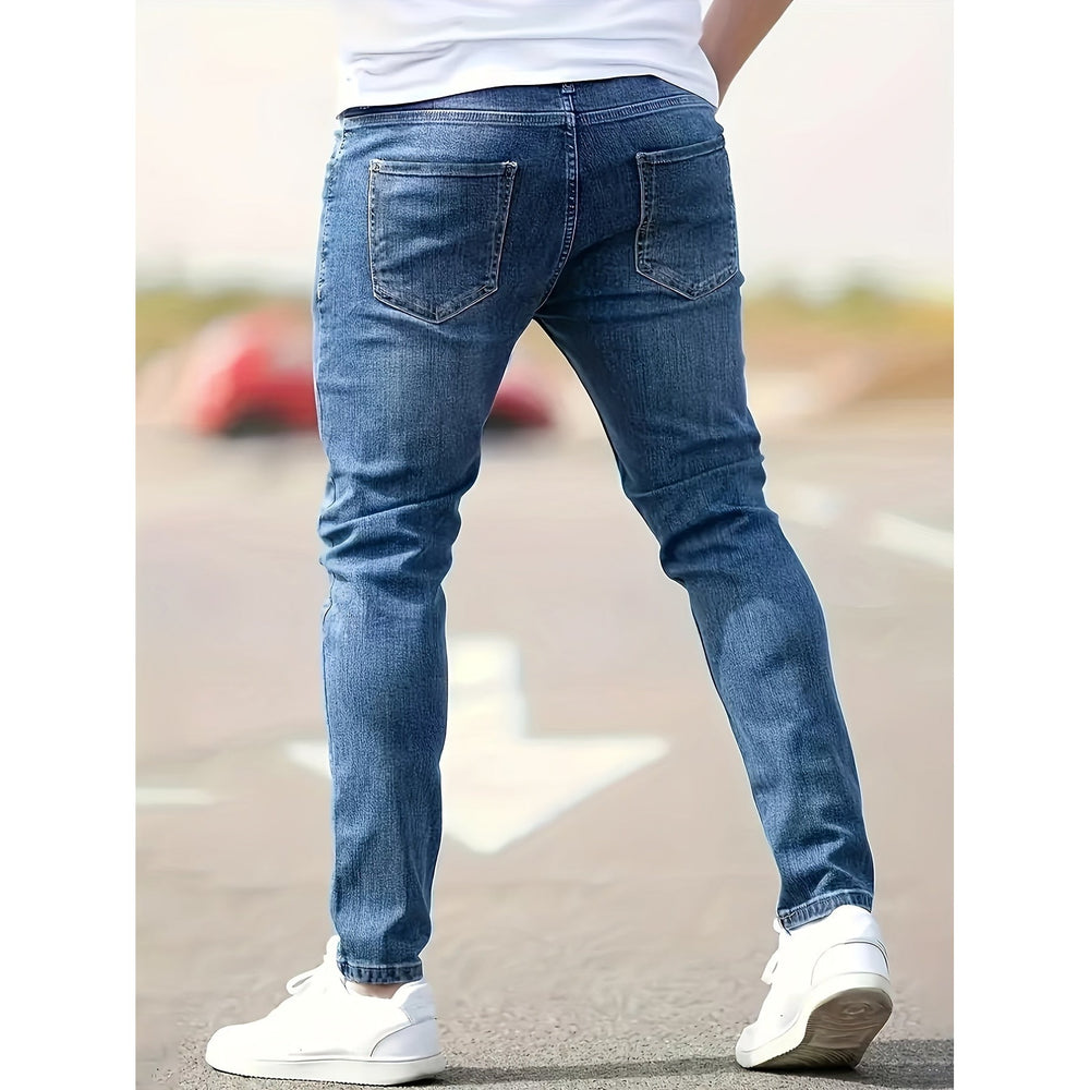 Jean Finn coupe regular – denim délavé souple