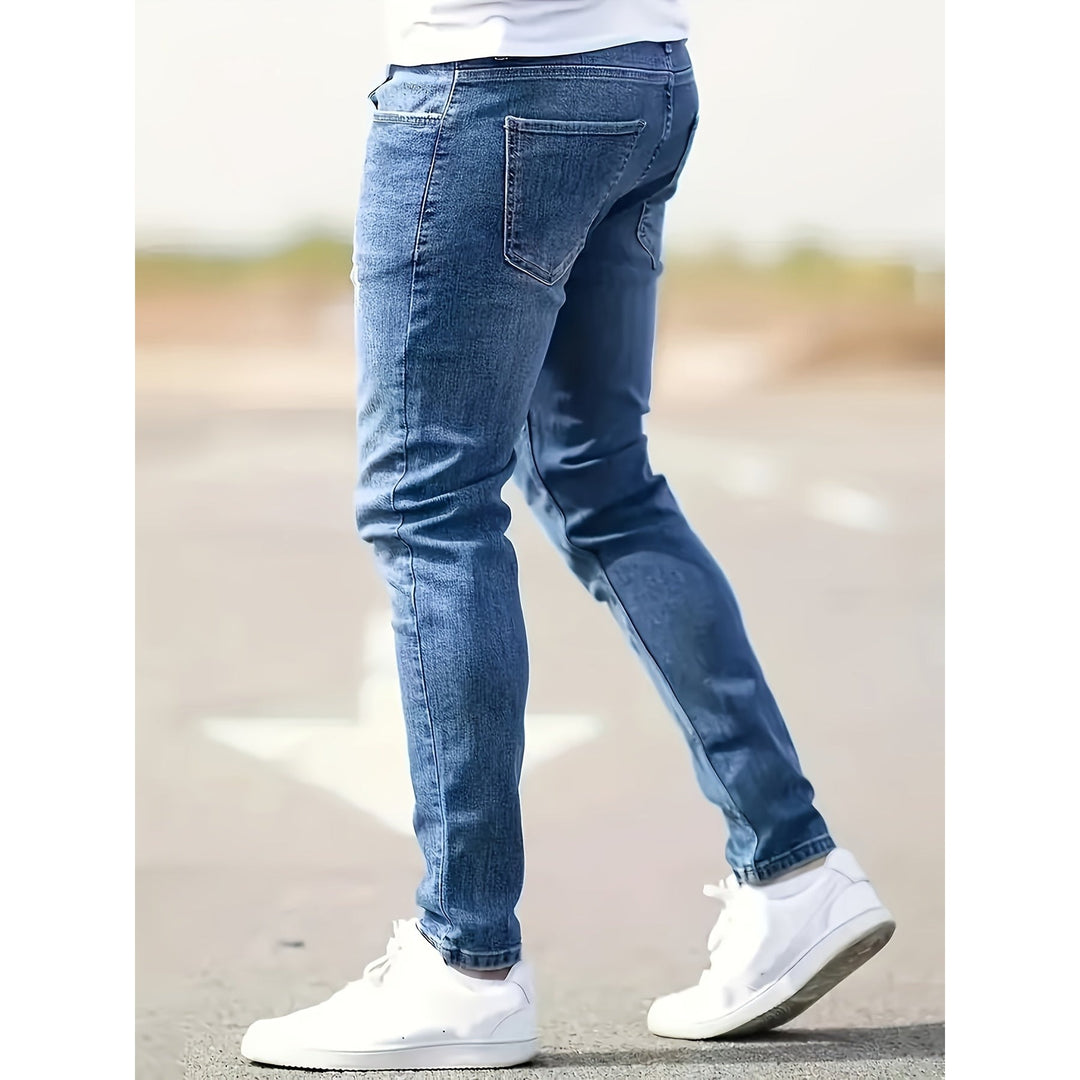 Jean Finn coupe regular – denim délavé souple