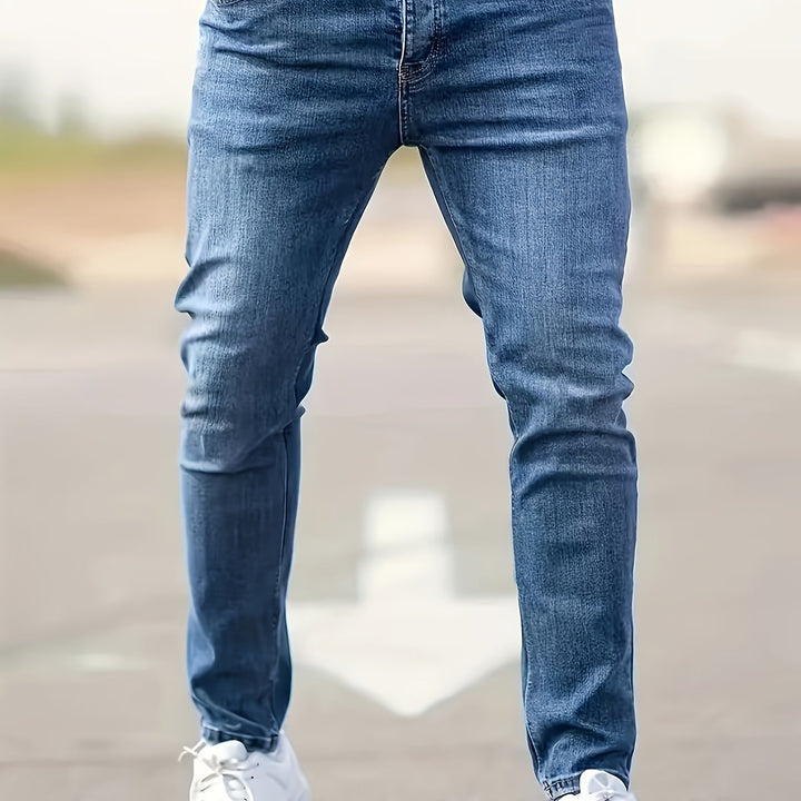 Jean Finn coupe regular – denim délavé souple