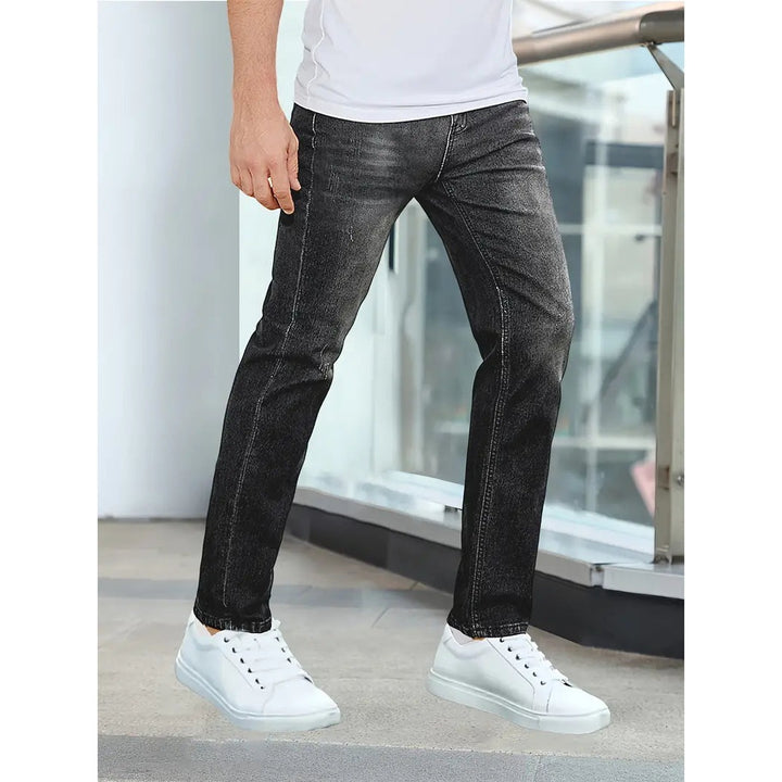 Jean homme effet légèrement usé – denim durable