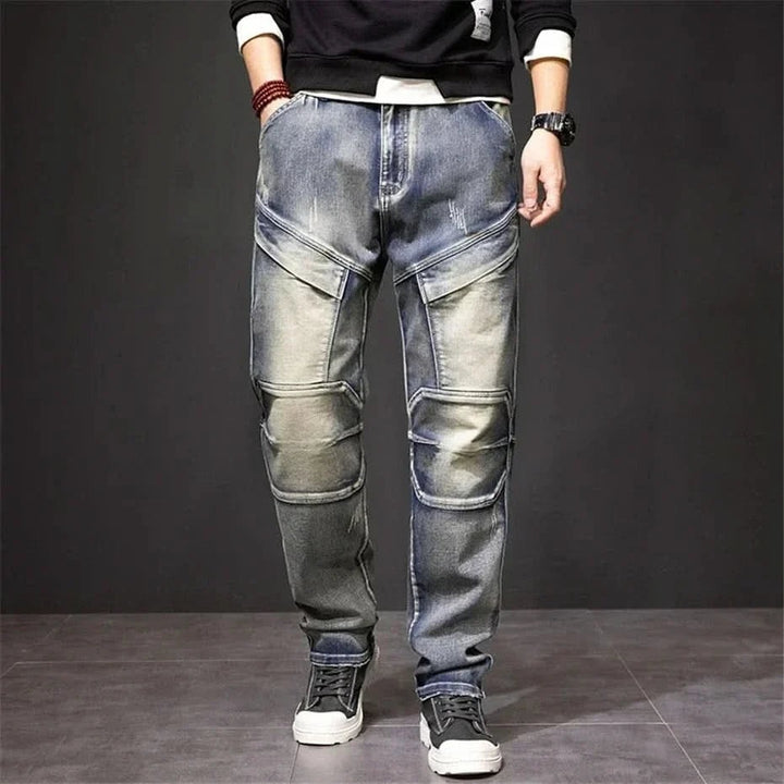Jean homme Rocco en denim résistant – délavage vintage