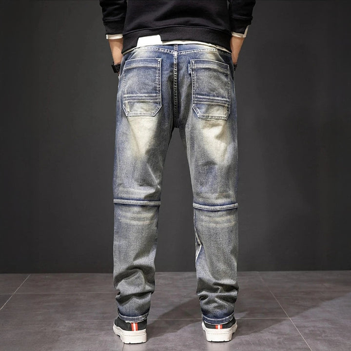 Jean homme Rocco en denim résistant – délavage vintage