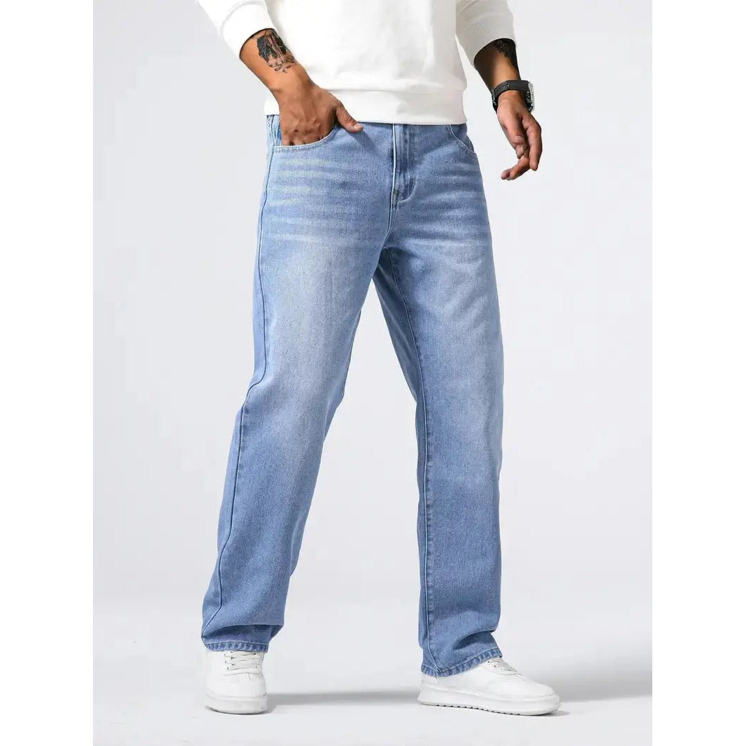 Jean stretch homme tissu doux – coupe confortable