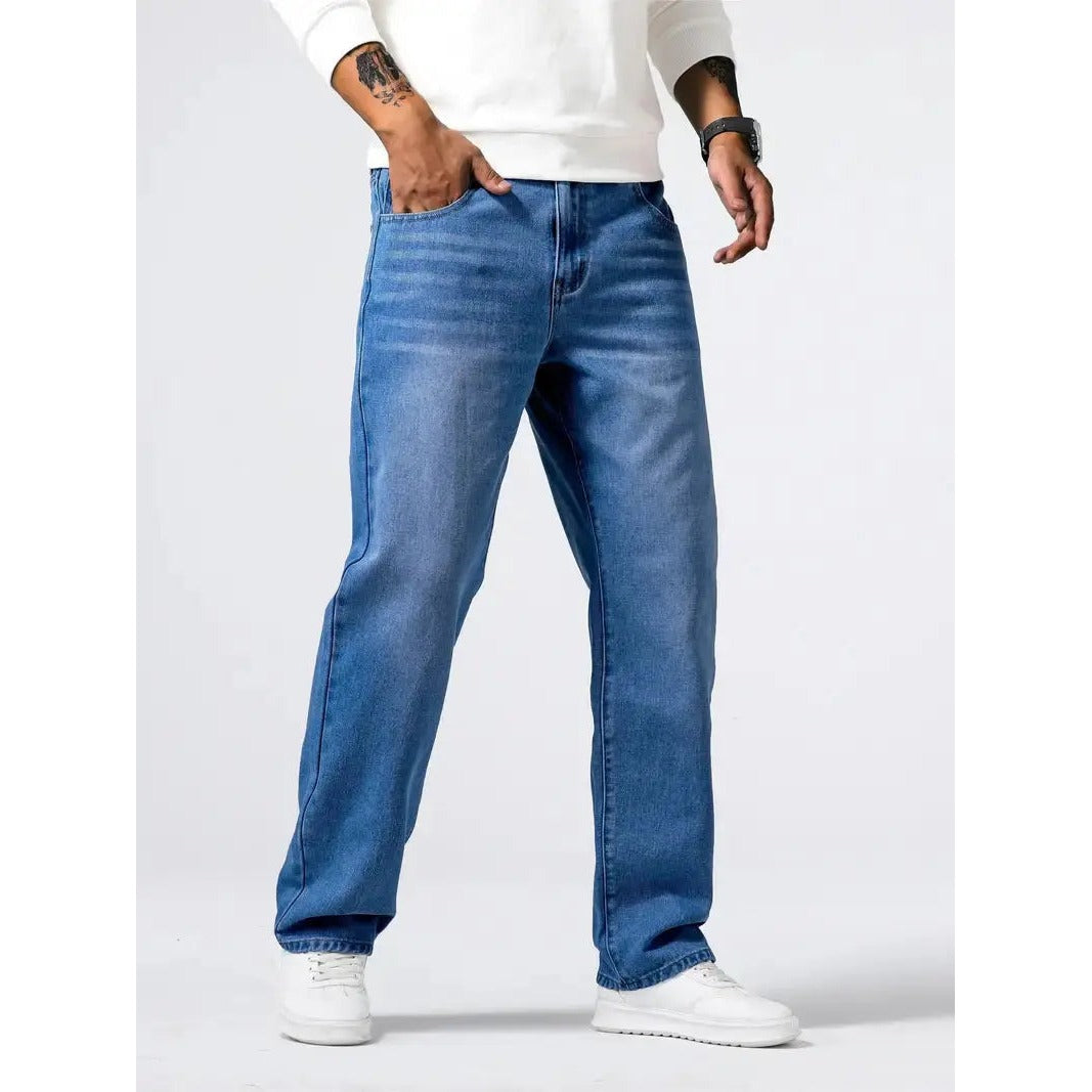 Jean stretch homme tissu doux – coupe confortable