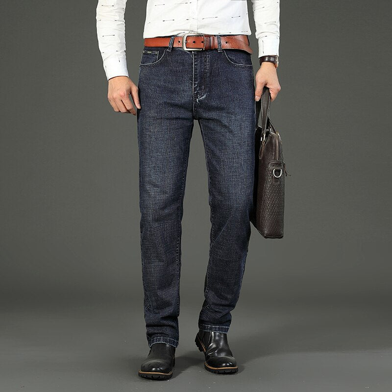 Jean homme coupe droite classique – denim robuste intemporel