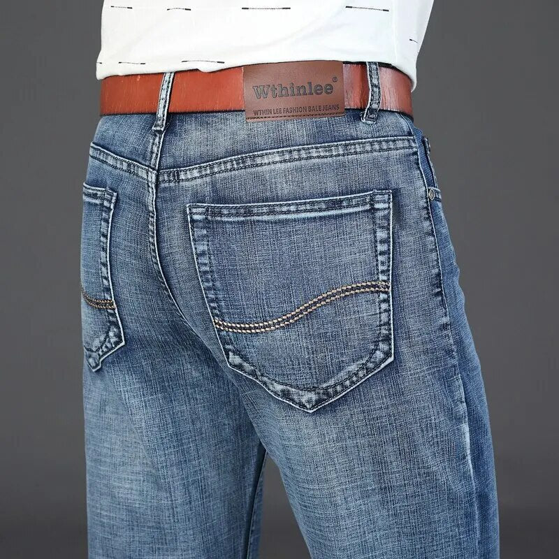 Jean homme coupe droite classique – denim robuste intemporel