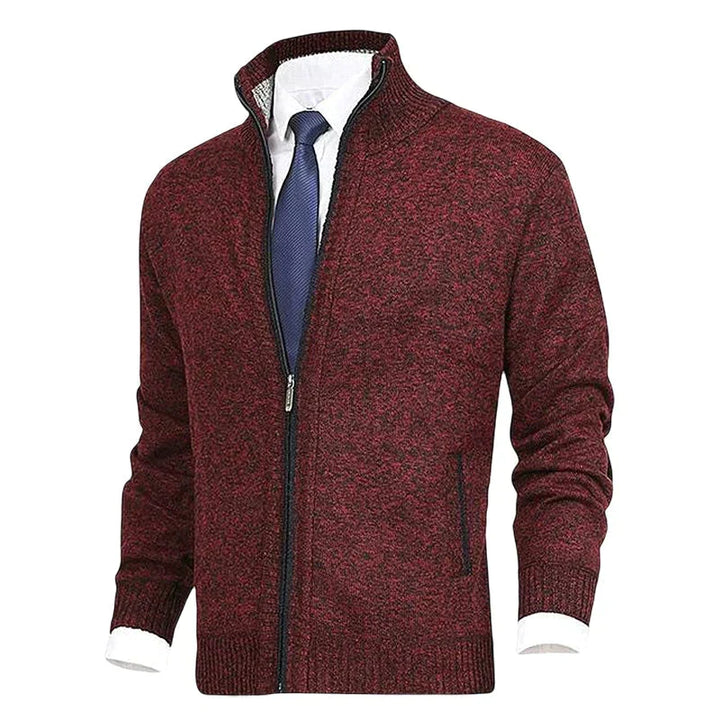 Cardigan John homme zippé – col et poches pratiques
