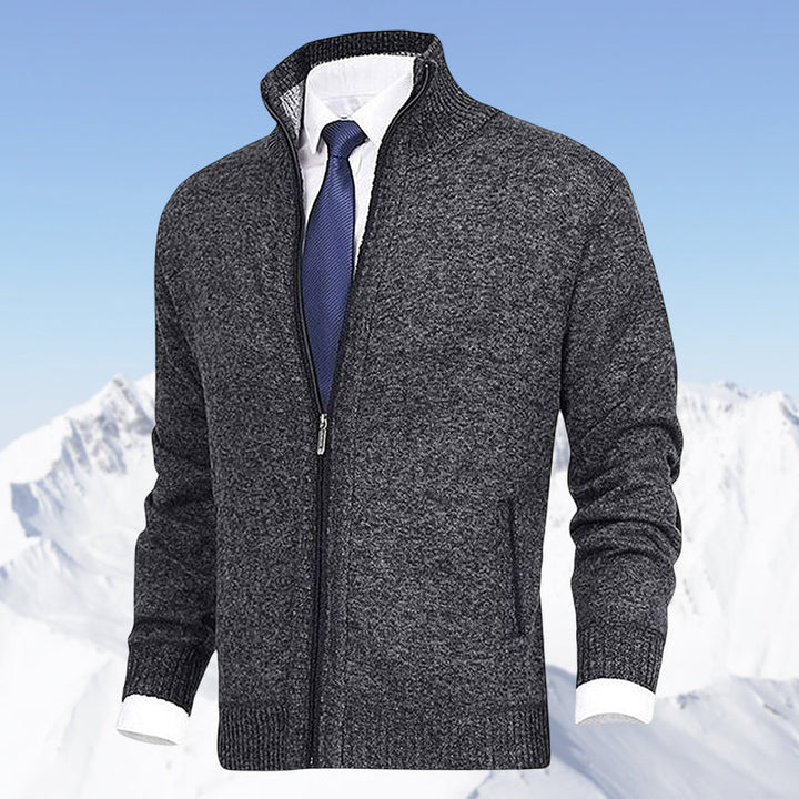 Cardigan John homme zippé – col et poches pratiques