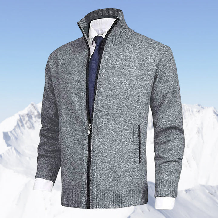 Cardigan John homme zippé – col et poches pratiques