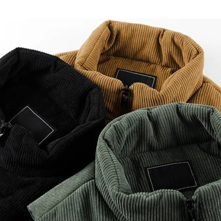 Gilet sans manches homme en velours côtelé – coupe slim