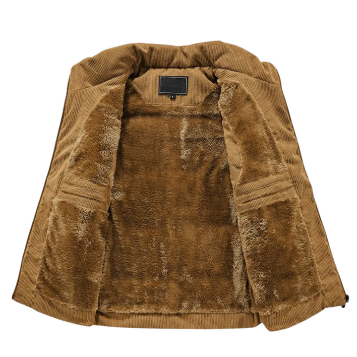 Gilet sans manches homme en velours côtelé – coupe slim