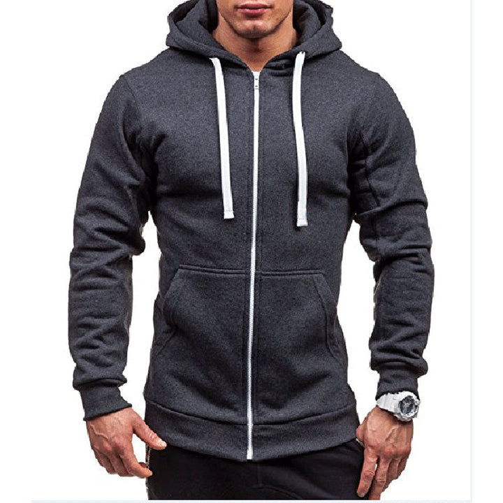 Hoodie Lars homme en polaire – coupe-vent avec zip