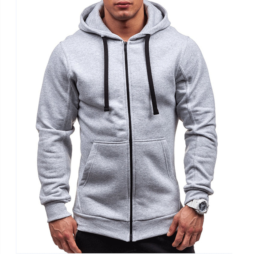 Hoodie Lars homme en polaire – coupe-vent avec zip