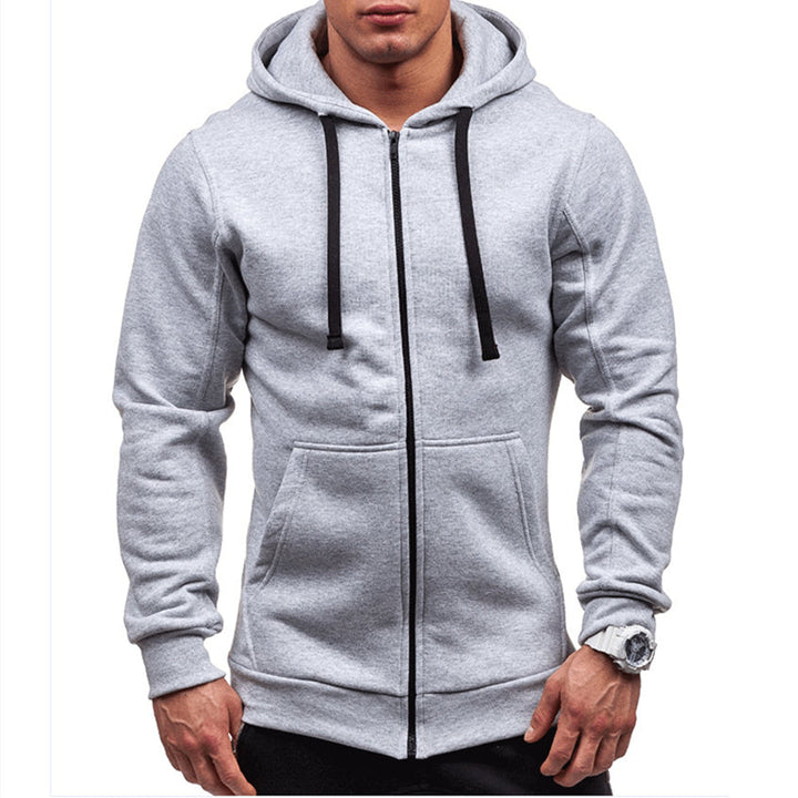 Hoodie Lars homme en polaire – coupe-vent avec zip