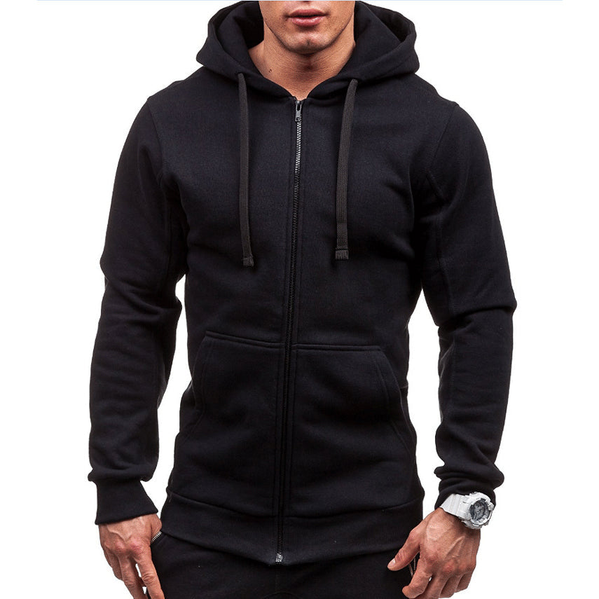 Hoodie Lars homme en polaire – coupe-vent avec zip