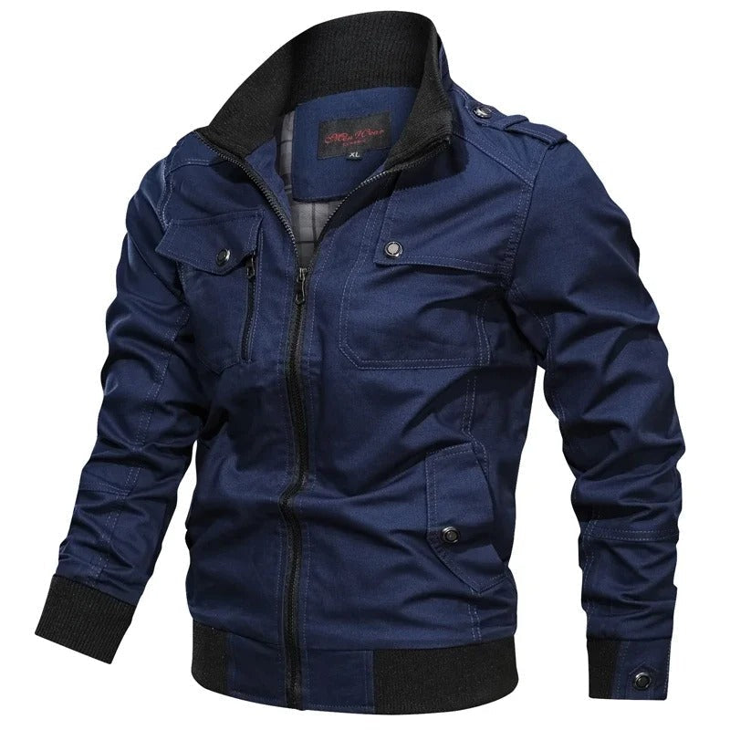 Veste d'été homme esprit motard – col et coupe moderne