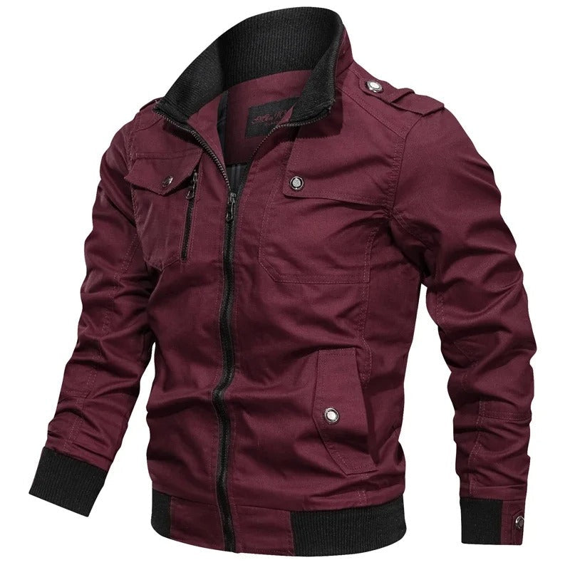 Veste d'été homme esprit motard – col et coupe moderne