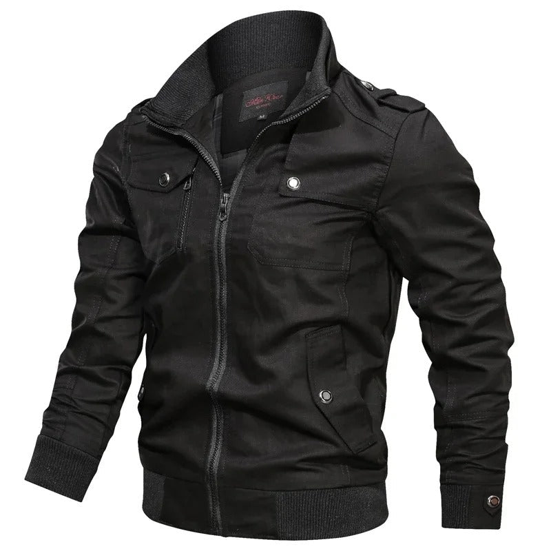 Veste d'été homme esprit motard – col et coupe moderne
