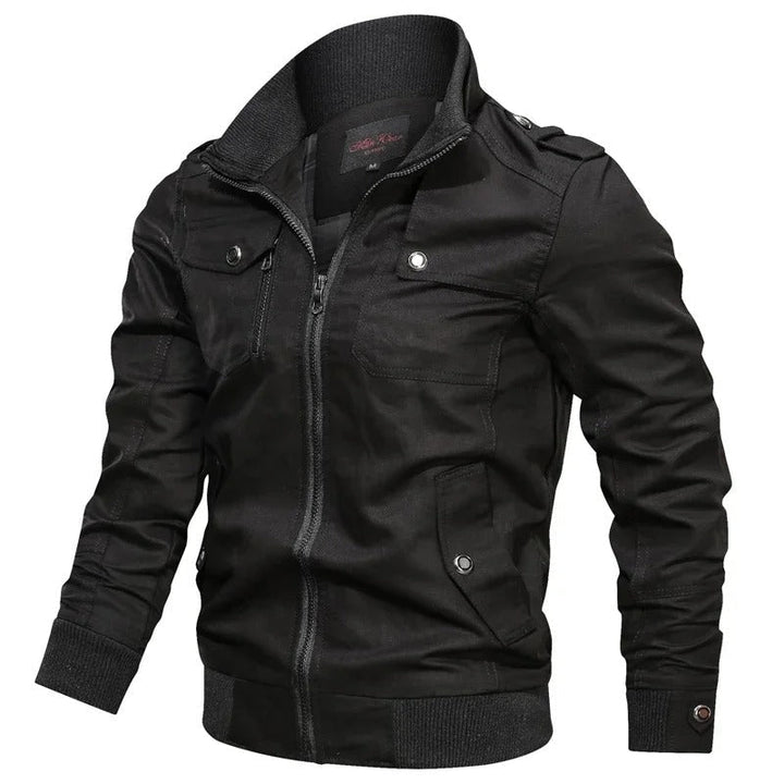 Veste d'été homme esprit motard – col et coupe moderne