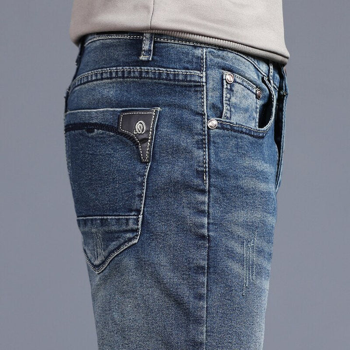 Jean biker Liam homme – coupe slim en denim légèrement stretch