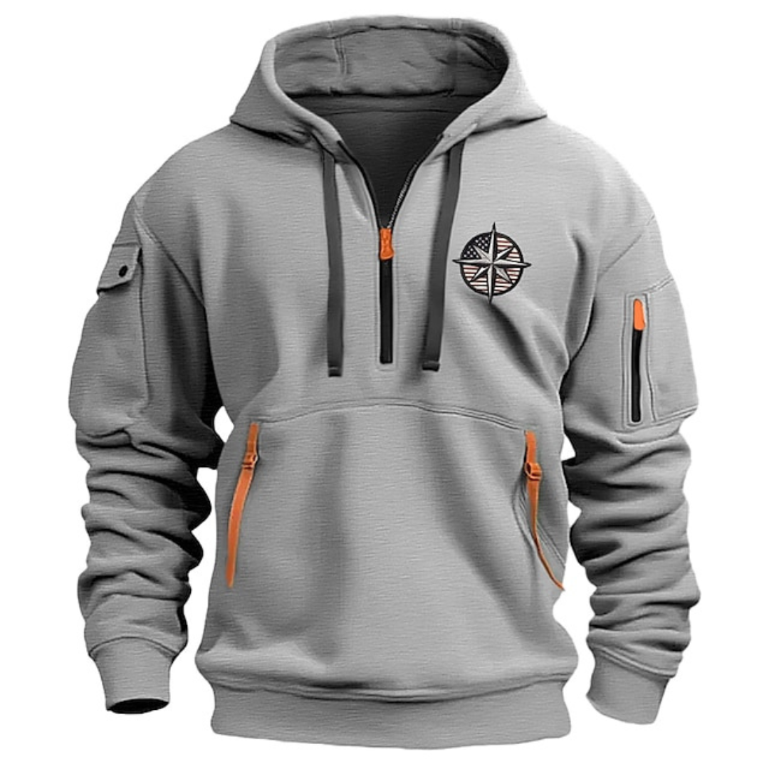 Hoodie homme à capuche avec imprimé léopard raffiné