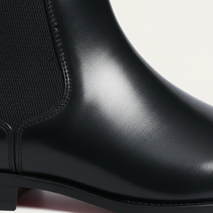 Bottines Chelsea Savile Row en cuir homme – semelle rouge
