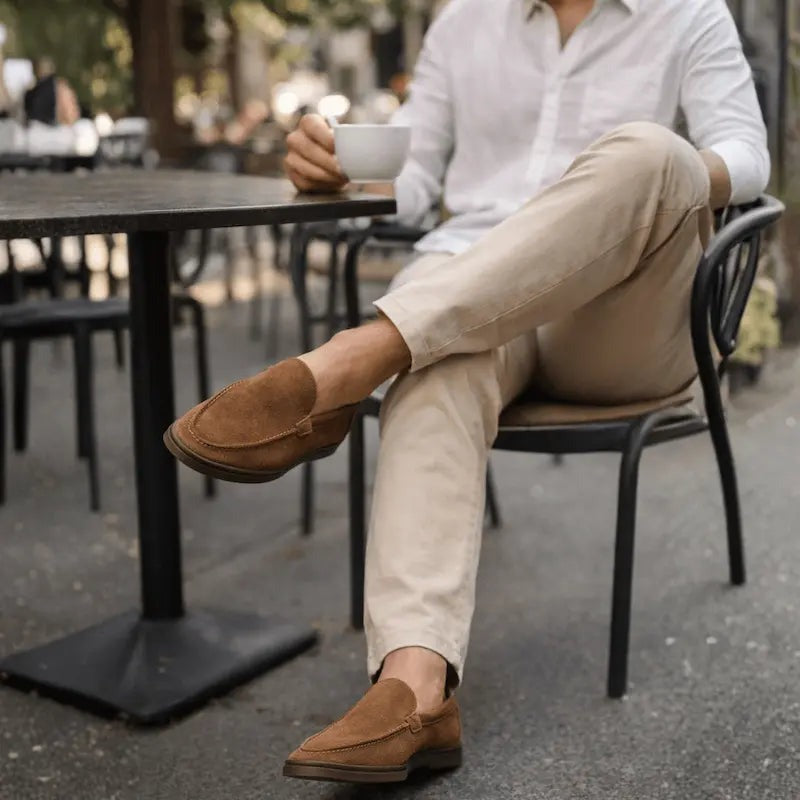 Mocassins homme Florence – finition douce effet velours