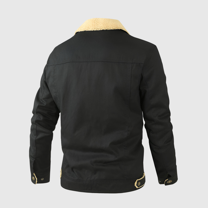 Blouson bomber matelassé homme en coton mélangé – coupe regular