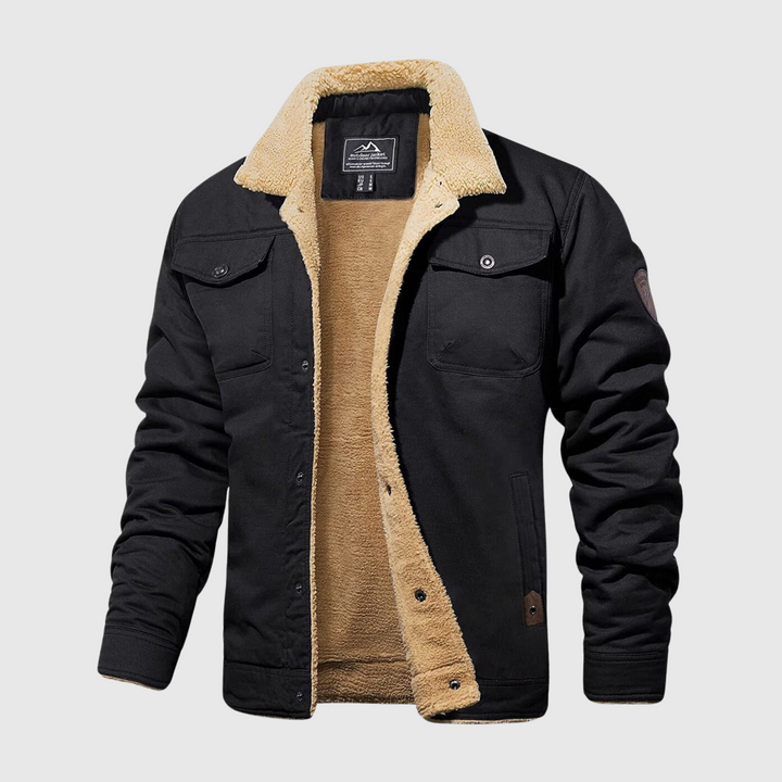 Blouson bomber matelassé homme en coton mélangé – coupe regular