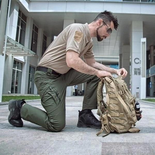 Pantalon cargo homme extensible – poches multiples pratiques