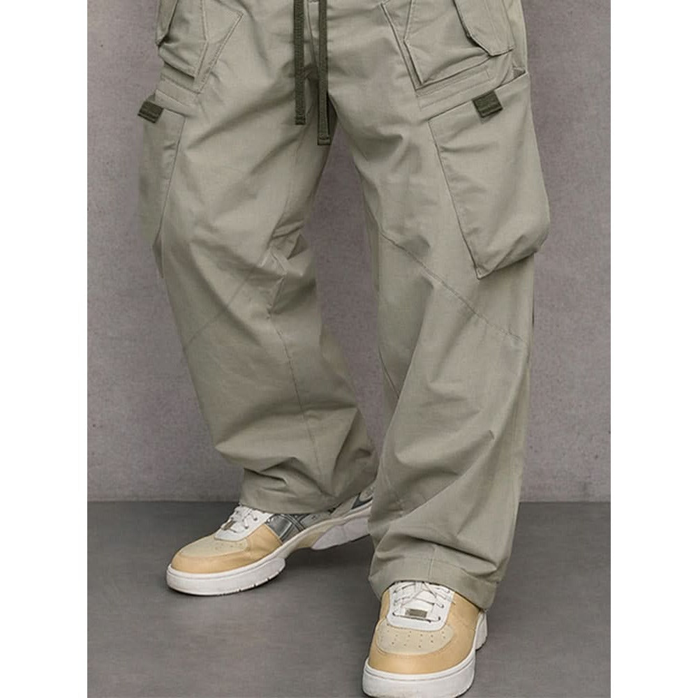 Pantalon cargo homme George en coton – taille élastique