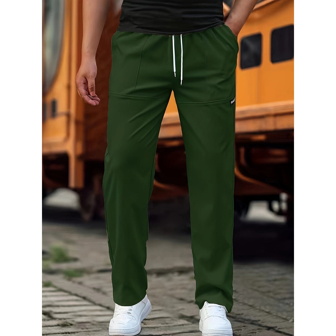Pantalon de jogging homme en coton mélangé – confort quotidien