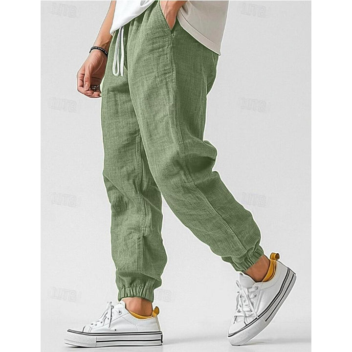 Pantalon en lin homme coupe ample – idéal pour l'été