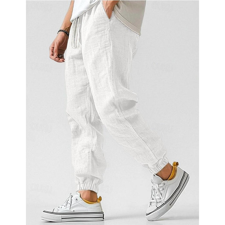 Pantalon en lin homme coupe ample – idéal pour l'été