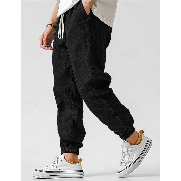 Pantalon en lin homme coupe ample – idéal pour l'été