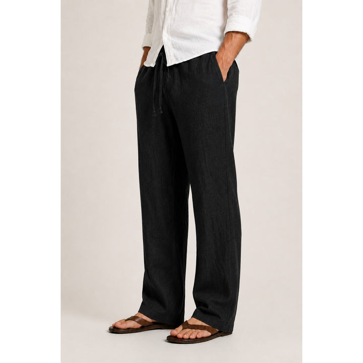 Pantalon en lin homme coupe droite – léger et respirant