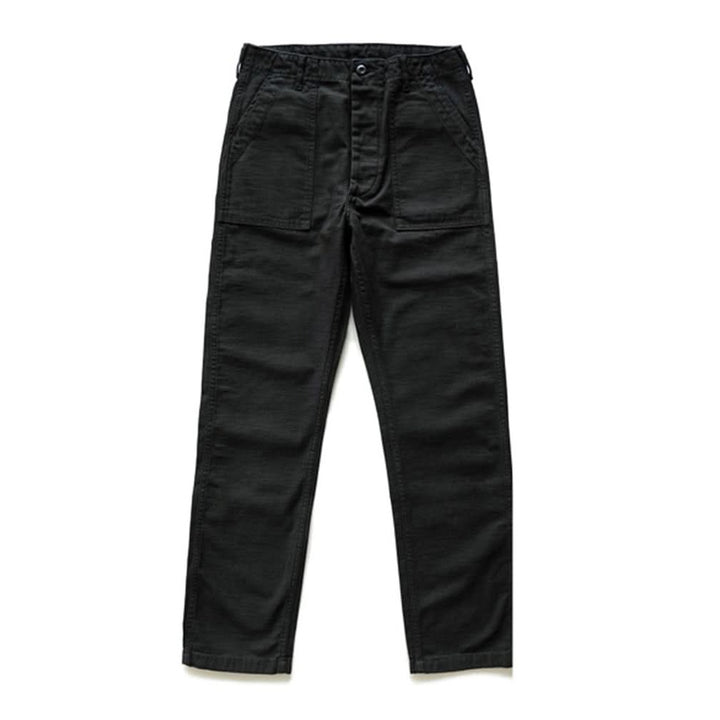 Pantalon fatigue homme coupe droite – 100 % coton texturé