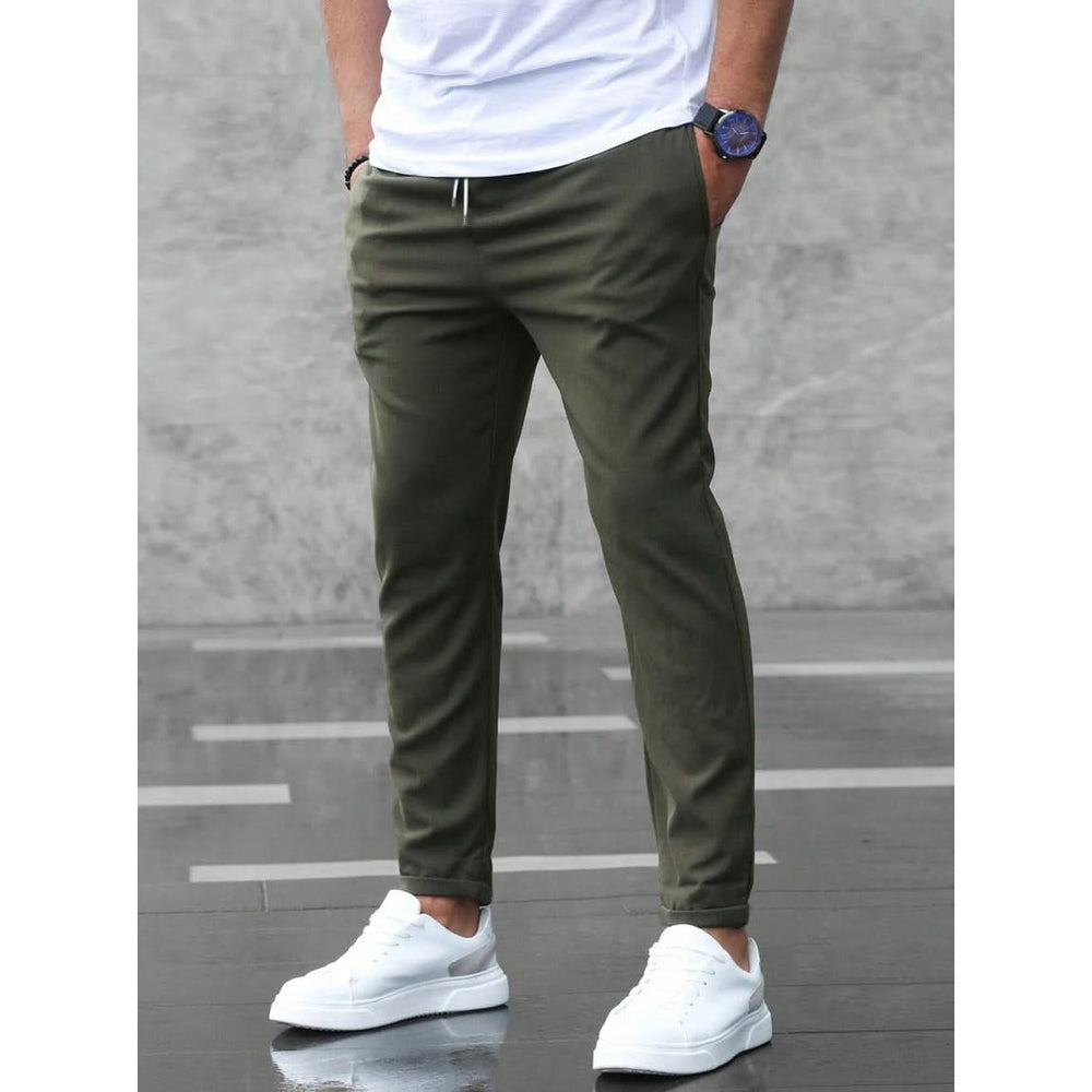 Pantalon homme Branson – coupe moderne, longueur cheville nette