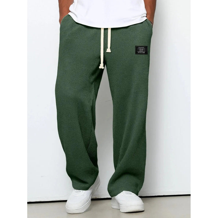 Pantalon homme coupe décontractée – taille à cordon ajustable