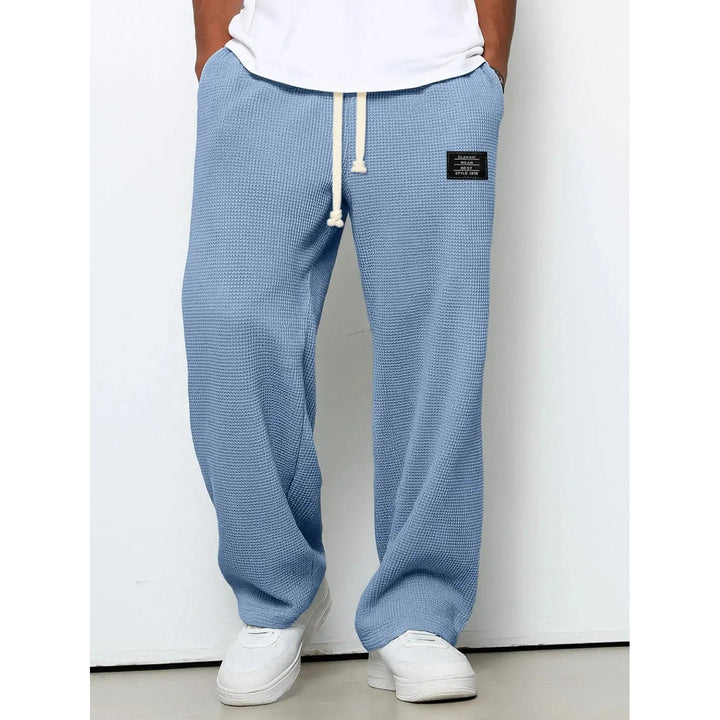 Pantalon homme coupe décontractée – taille à cordon ajustable
