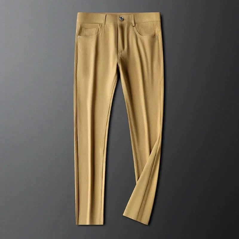 Pantalon homme en twill de coton épais – coupe structurée