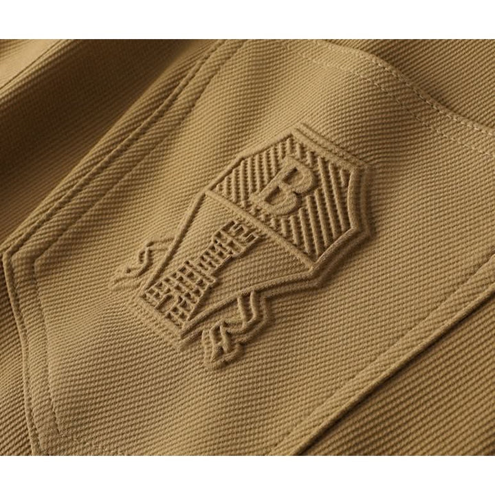 Pantalon homme en twill de coton épais – coupe structurée