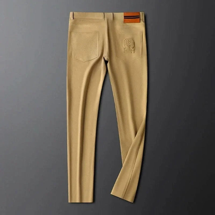 Pantalon homme en twill de coton épais – coupe structurée