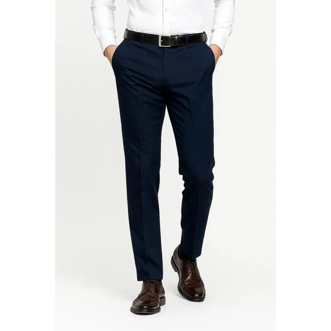 Pantalon stretch homme tissu doux – coupe confort élégante