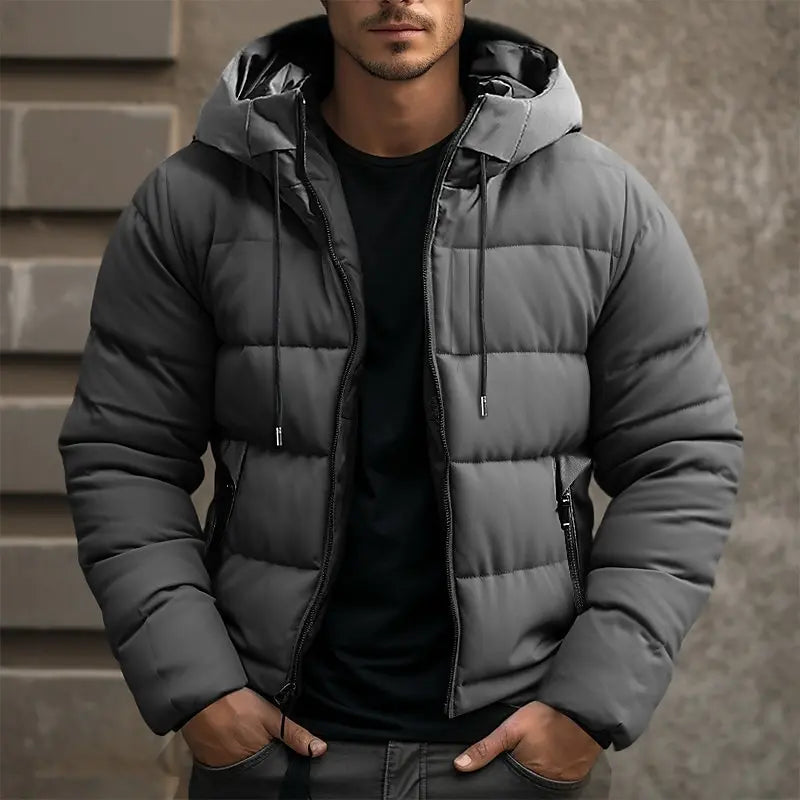 Doudoune d'hiver homme au design moderne – coupe ajustée