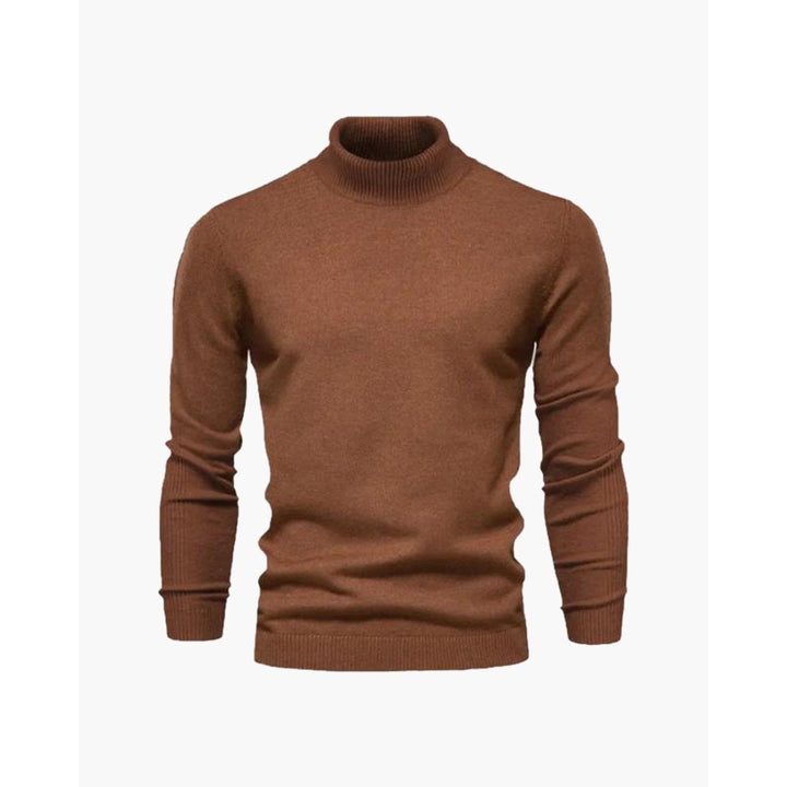 Pull Cameron col roulé slim fit – maille fine douce pour homme